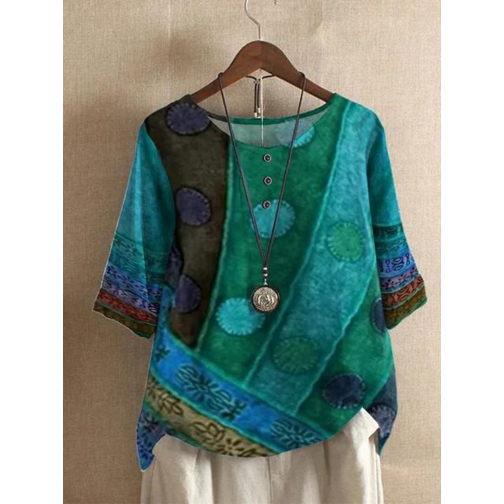 Taelyn - Blouse bohème chic et décontractée