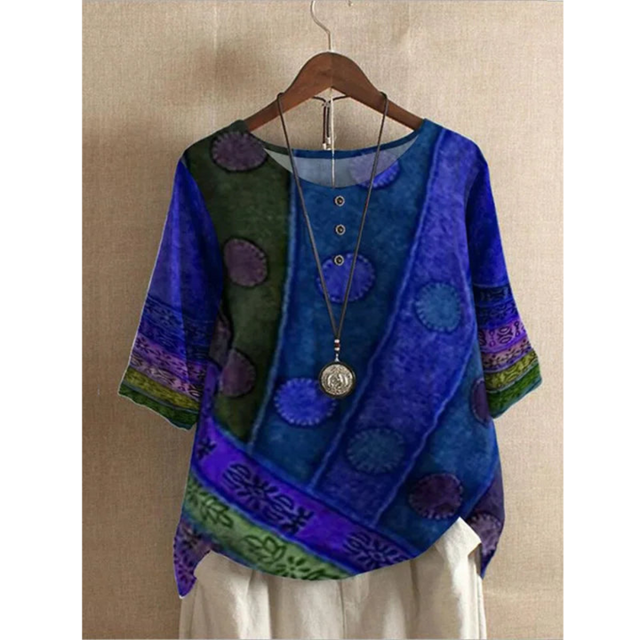 Taelyn - Blouse bohème chic et décontractée