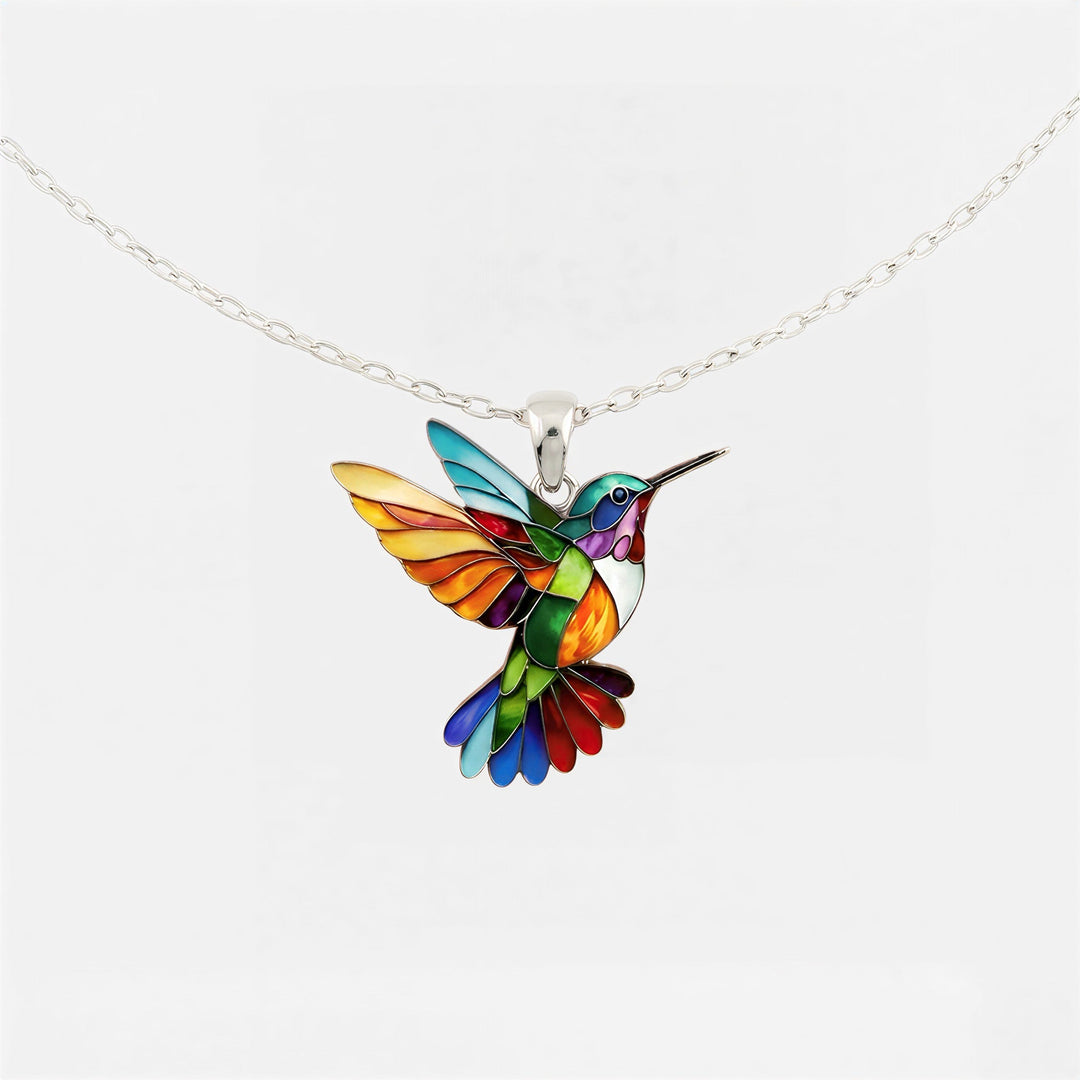 Clarissa - Collier pendentif Hummingbird Glow