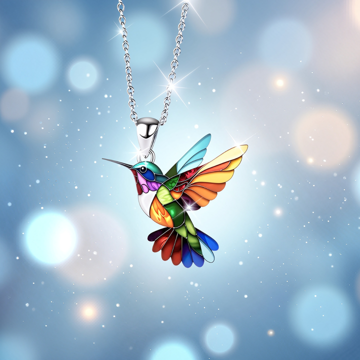 Clarissa - Collier pendentif Hummingbird Glow