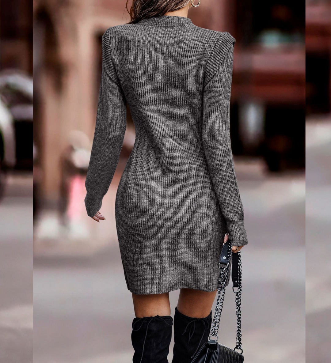 Thalira - Robe-pull élégante et décontractée